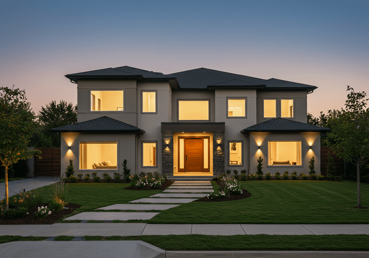 Beautiful home exterior